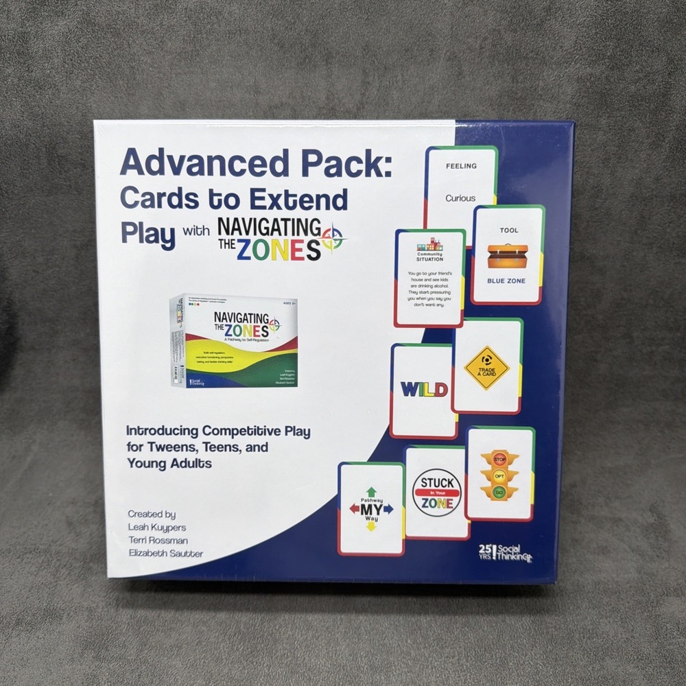 Navigating The Zones A Pathway To Self-Regulation Advanced Pack Expansion Cards